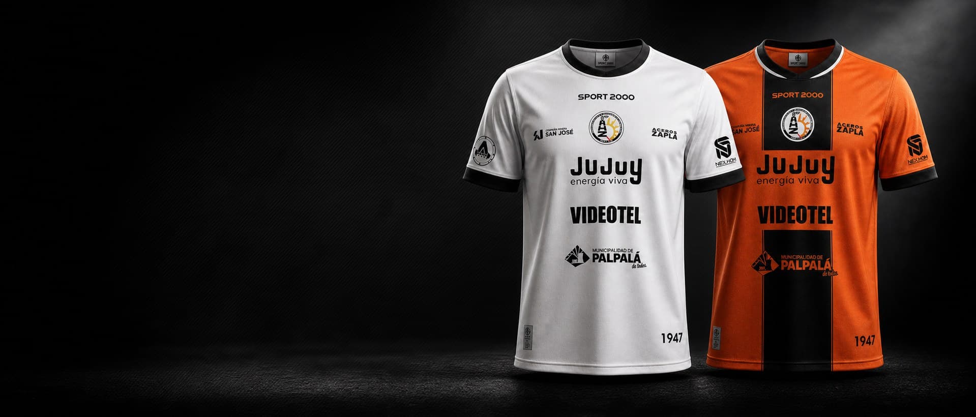 Camisetas titular y suplente de Altos Hornos Zapla
